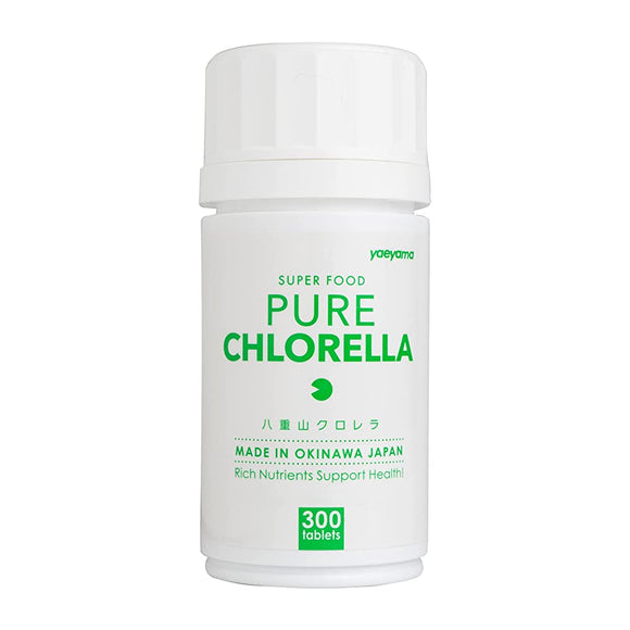 Yaeyama Chlorella [Mini Bottle 300 Grains] No Additives 100% Yaeyama Chlorella [Pure Chlorella]