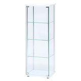 Fuji Trading Collection Case Figure Case 4 Levels Height 120cm White Full Glass Low Type 97341