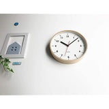 katomoku Plywood Wall Clock 10 Sweep (Continuous Second Hand) KM – 76 N 252 mm