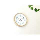 KATOMOKU plywood wall clock 11 Sweep (Continuous Second Hand) km-79L 252 mm