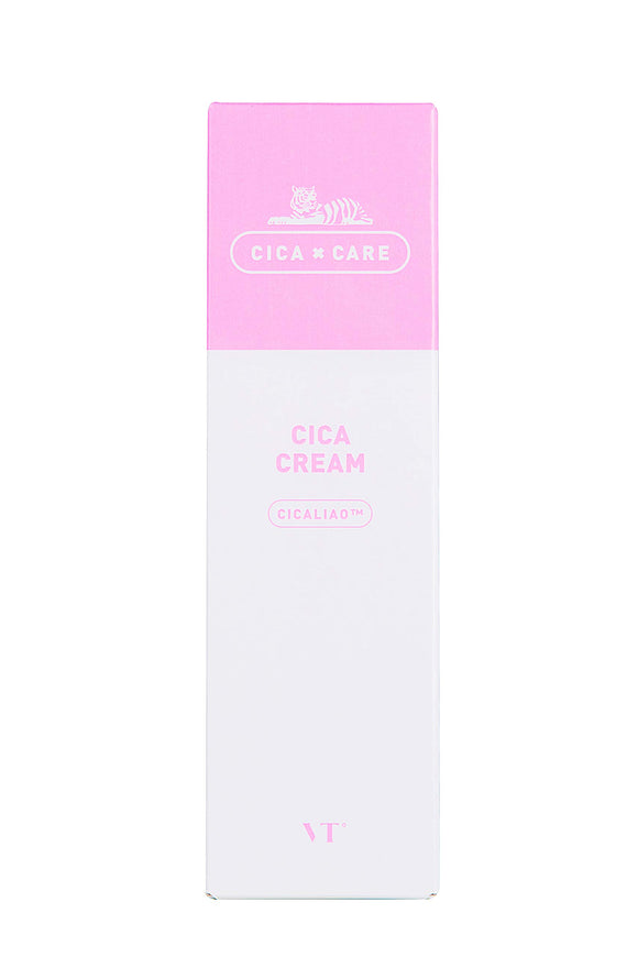 Cream Moisturizing Korean VT Cosmetics CICA Cream Pink 1.7 fl oz (50 ml) Used for the Last of Skin CareVT COSMETICS