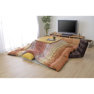 Ikehiko #5190959 Kotatsu Comforter Cover, Large, Rectangle, Radiant, Approx. 84.6 x 116.6 inches (215 x 295 cm), Orange, Washable