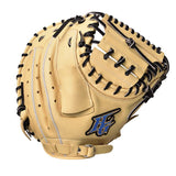 Hi-Gold RKG-511M Boys Soft Catcher's Mitt, ROOKIES Series, Right Throw, LH, Camel x Black