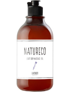 NATURECO Massage Oil, Lavender, 200ml, Body Oil, Massage, Organic, Whole Body, Moisturizing Care, Dry Skin, Drying, Aroma, Body Oil, Made in Japan, Large Capacity for Body, Natureco (2. Lavender)