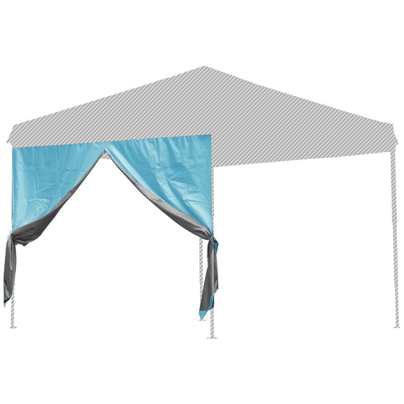 FIELDOOR Side Seat (Side Curtain) Tarp Tent for 10.0 x 8.2 ft (2.5 x 2.5 m) (Side Seat Only) Wall Zip Type All 11 Types of Steel, Aluminum (G03 Model)