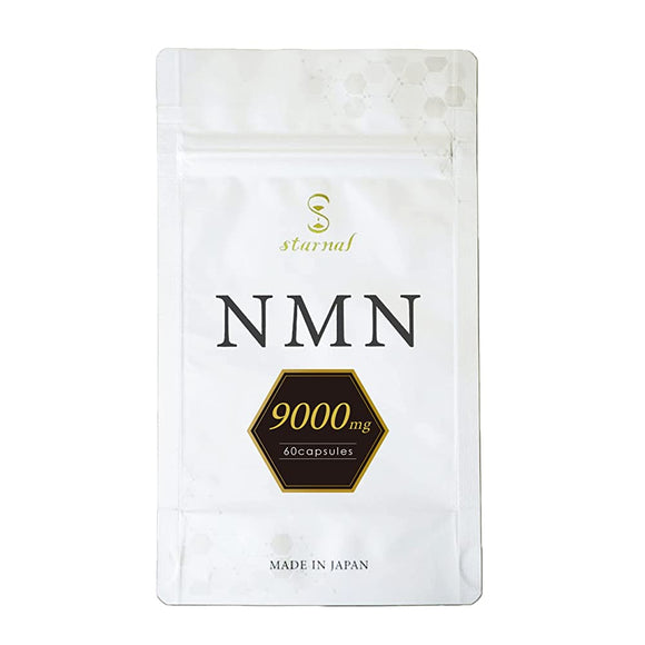 NMN Supplement 9,000mg High Purity 99.9% or More Pure Domestic High Blending GMP Certified Factory Safe and Secure Made in Japan MNM [starnal Official]