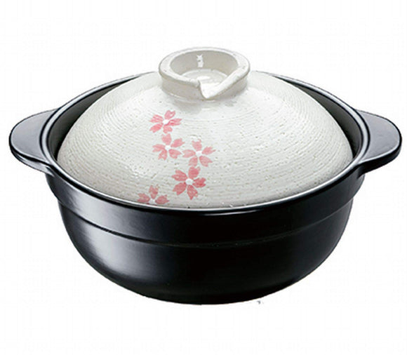 Ishigaki Sangyo 4066 Pot, Sakura No. 6, For 1 to 2 People, Spill Resistant, IH Direct Fire Compatible