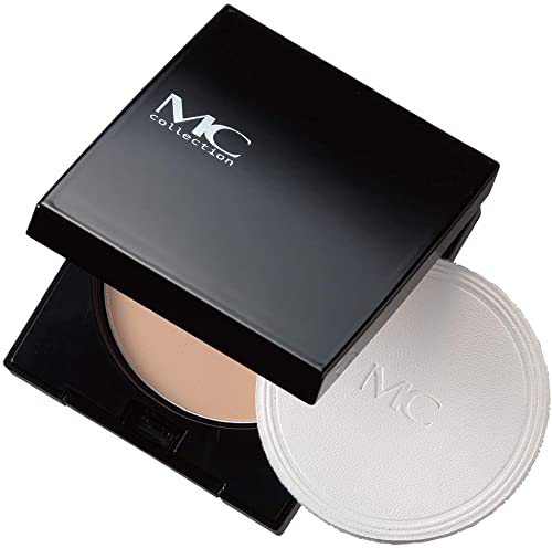 Face powder P55 ocher special case with puff 11g (finishing powder, pressed powder, transparency, luster) [MC Collection]