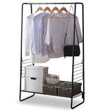 Iris Ohyama HKM-900 Laundry Drying Rack, Hanger Rack, Stylish, Style Clothes Dryer, Iron Wood, BlackAsh Gray