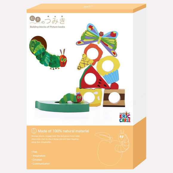 TM-AOM-0301 Picture Book Tsumiki Harapeko Diaper, Play Set, Wooden Building Blocks, Toy, Educational Toy