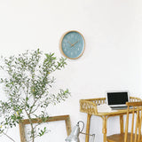 Campus 91900013 Wall Clock, Large, Wall Clock, Large Size, Wall Clock, Blue Green, Scandinavian, Wall Clock, Stylish, Simple, Wood, Interior, Creer