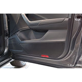 Core Obj CARBON TONE DOOR KICK GUARD FOR VOLKSWAGEN GOLF8 CD Door Kick Guard golf8 Co-Cdk-G8 Black