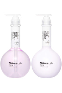 Shampoo & Conditioner [Hair Koshi Black Hair] Dignified Floral Green Fragrance Nature Lab Tokyo Time Secret 340ml x 2