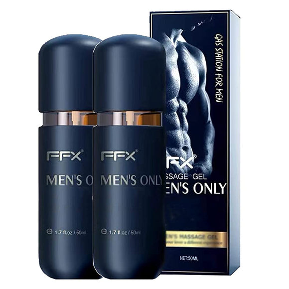 FFX Male Confidence Boosting Lotion Power Ingredient Massage Gel Arginine Citrulline Men's Delicate Zone Massage Cream Professional Edition Male Massage Liquid 50ML 2 Sets
