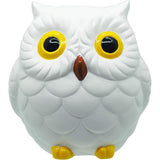 Cute Miscellaneous Goods, Good Luck Owl Bank, White SAN3412
