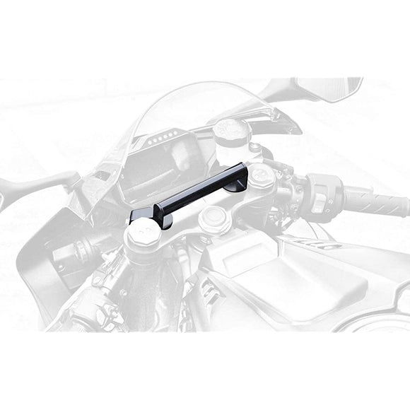 Kijima CBR1000RR-R ('20-) 204-0699 Motorcycle Parts, Handle Mount Stay, Clamp, Mounting Diameter 0.9 inches (22.2 mm), Mounting Length 6.0 inches (152 mm), Load Capacity 3.3 lbs (1.5 kg), Black
