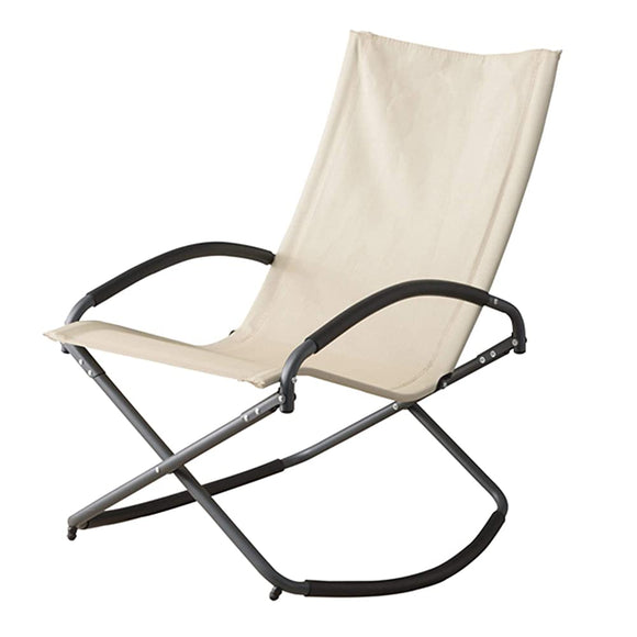 Azumaya-kk RKC-191IV Rocking Chair, Width 28.1 x Depth 35.0 x Height 37.8 inches (71.5 x 89 x 96 cm), Ivory, Foldable