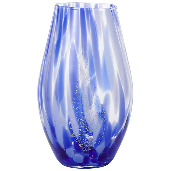Aderia Tsugaru Vidro F-71856 Flower Vase, Sea Stars, Maximum 5.1 inches (13 cm) (Diameter 3.3 inches (8.3 cm) x Height 8.5 inches (21.5 cm), Color Style, Made in Japan