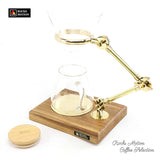 ROCKS MOTION Brass Coffee Dripper & Stand Set (Rockmotion Coffee Selection) Enjoy delicious coffee time with your favorite tools