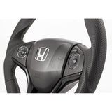KENSTYLE (Kenstyle) Original steering HA03 Honda A type shuttle (GP7/GP8/GK8/GK9) All black leather (Silver Stitch) Steering Wheel Ha03