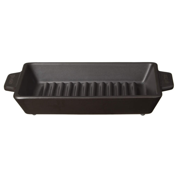 Haseen NCK-51 Grilling Plate, Pot, Elongated, Fish-grilling Grill, Direct Fire Safe, Microwave, Oven Safe, Empty Firing