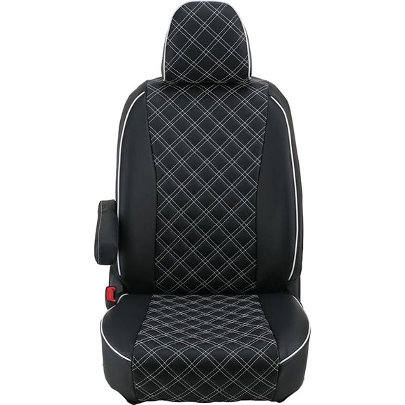 CLAZZIO ES -6041 SEAT COVERS, WAGON RSTINGRAY MH34S, H249 -H291, Clazzio Quilted, Black x White Stitching