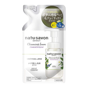 KOSE Softymo Natu Savon Select White Cleansing Foam Refill