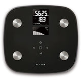 Elecom HCS-FSG01BK Weight Scale, Body Composition Meter, 1.8 oz (50 g) Unit Measurement, Weight, Visceral Fat Level, Subcutaneous Fat Percentage, BMI, Body Fat Percentage, Skeletal Muscle Factor, FFMI,