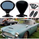 Seving Mirror Vitaloni Type Side Mirror Italian Classic Car Histrick Car General -purpose left and right set (black)