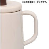 Noda Enamel PTR-1.5KGR Pot, 0.4 gal (1.5 L), Gray, Made in Japan