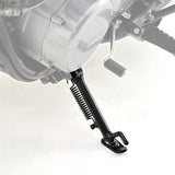 DAYTONA 95204 Short Side Stand for Motorcycles, SR400/500 (78-21), Genuine Ratio -2.6 Inches (65 mm), Black