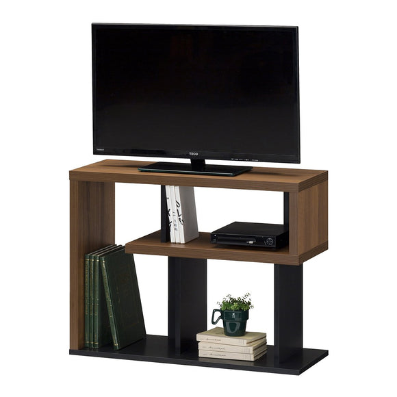 Shirai Sangyo VRD-6080DK Voldeva TV Stand, 32 V Type, Compatible Fax Stand, Brown, Width 31.5 inches (80 cm), Height 23.6 inches (60.1 cm), Depth 11.6 inches (29.6 cm)