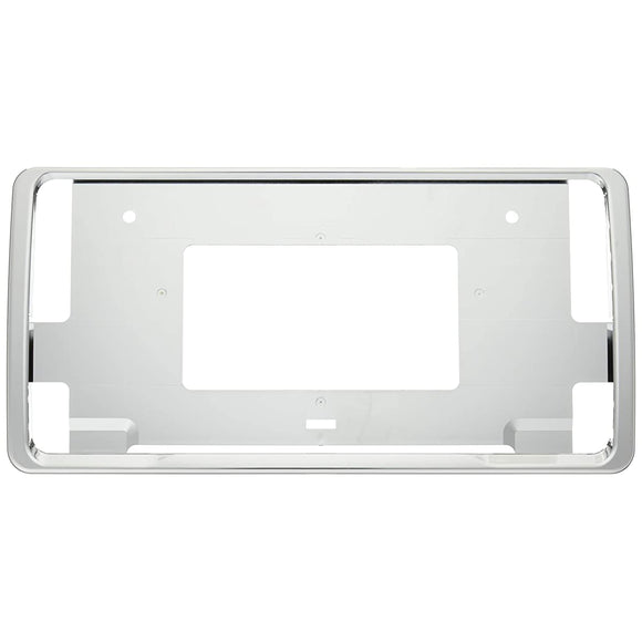 AOKI SEISAKUSHO AMEX-A11S License Plate Frame, Road Transport Vehicle Act Compiliant, Plated, Pack of 2