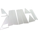 BRIGHTZ Prius NHW20 Super mirror surface stainless steel plated pillar panel Vizer useful 10PC [PIL-SIL-306] NHW W20 20 1199