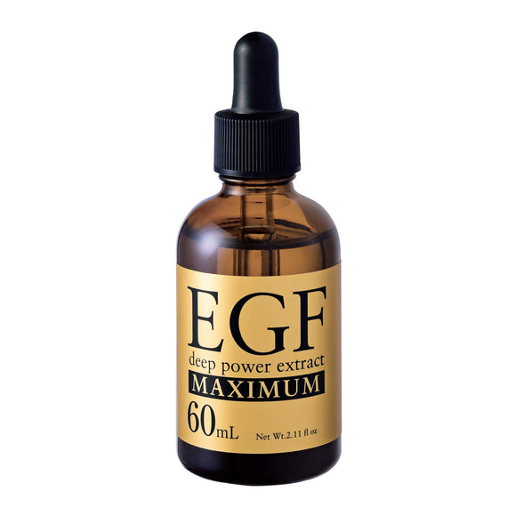 EGF Deep Power Extract Maximum (60ml / Concentration 18μg) Aging Care EGF Extract High Concentration Undiluted Solution (Beauty Serum) Made in Japan (Increased Value)