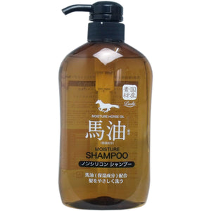 Non-silicone shampoo containing horse oil (moisturizing ingredient) 600ml