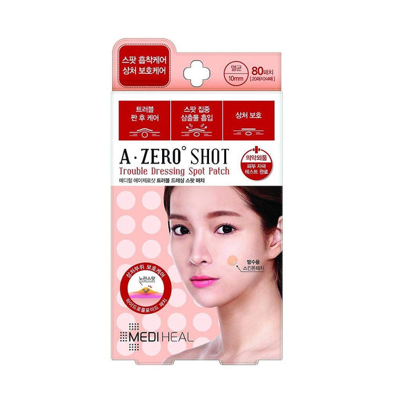 MEDIHEAL A-zero Shot Trouble Dressing Spot Patch Clear Spot Patch Trouble Reduction