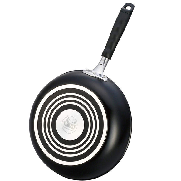 BK Cast Frying Pan, Black, 11.0 inches (28 cm), Teflon Finish, For Gas Only
