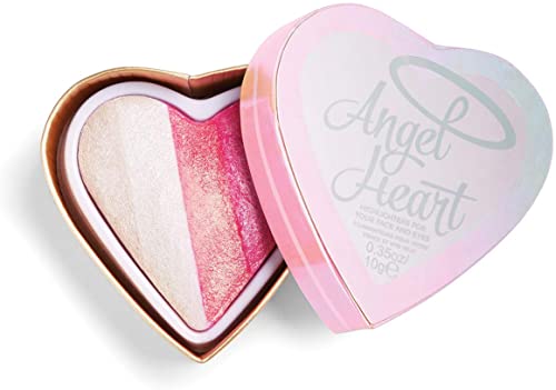 MAKEUP REVOLUTION Heart Highlighter Angel Heart Highlight 1