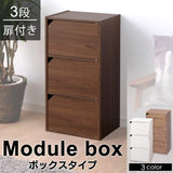IRIS OHYAMA Module Box, Alpha, 3 Tier, Width 14.2 inches (36 cm)