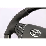 KENSTYLE Original Steering TB01 Alphard (30 series) Kuroki Megen/Leather Combination
