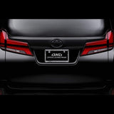 Dad Garson SB182-02 D.A.D Crystal License Frame II, Rear Model, CHROME, Aurora Borealis