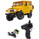 WPL JAPAN C34 WPL Genuine Product with Technical Standards Mark, 112 Scale, 4WD, 4-WD, Four-Wheel Drive, RC Car, Rock Crawling, Crawler, Authentic Battery Included (Yellow)