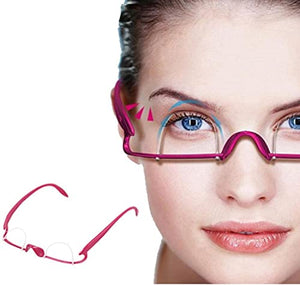 fogman Double Eyelids, Eyeglasses, Correction Tool, Lightweight, Easy, Convenient, Rose Red