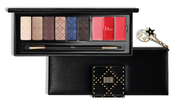 Dior Christmas Coffret Palette 2018 Dazzling Studs Coffret Multiuse Palette Eyeshadow Lipstick Coffret Limited Domestic Genuine Product