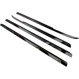 BRIGHTZ Vellfire 20 25 Super Mirror Real Black Plating Stainless Steel Window Mall 4PC [Win-BLA-027] ANH20W ANH25W GGH20W GGH25W GGH ANH20 ANH20 ANH20 GGH25 GGH25 GGH25 H20 H25 Vellfire Belfire Belfire Vellfire Vellfire Belfire Belfire 4883