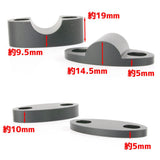 Bar Rise Adapter Kit Std Diameter 22.2mm for handle 24-39mm Handle Up Spacer Black