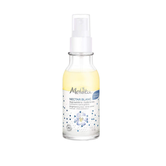 Melvita Nectar Blanc Water Oil Duo 50mL Booster Serum Organic Serum Main Body