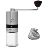 YAEI Enthusiast Coffee Mill, Manual, Outdoor, Camping, Stainless Steel Blade, Hand Grinding, Dedicated Pouch, Cleaning Brush, Japanese Brand