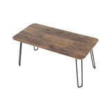 narumikk 27-344 Low Table, Brown, 31.5 x 15.7 inches (80 x 40 x 35 cm)